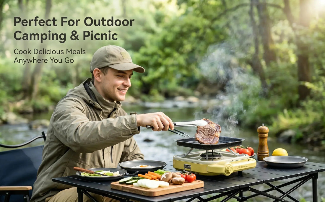 How to Safely Use & Clean Your Tabletop Propane Grill for Camping & BBQ
