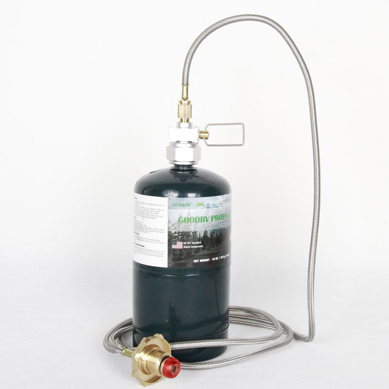 Outdoor flat gas tank adapter supplies gas tank mutual charging PP camping inflatable valve MAPP portable