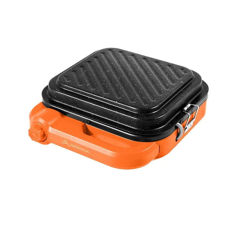 Ddtoding Windproof Portable Butane Stove - 2600W High-Power Camping Grill (Fuel Not Included)