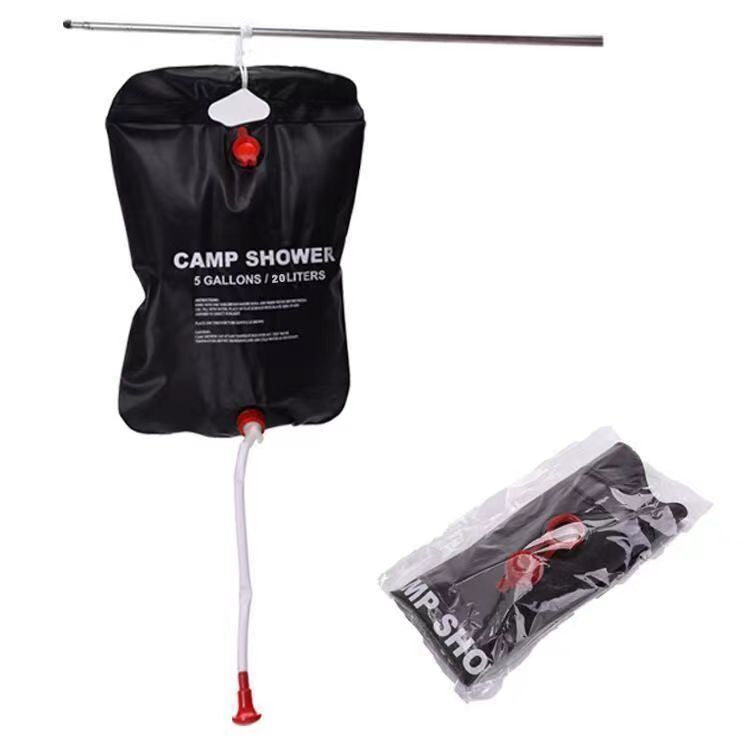 Outdoor camping bath bag 20L solar hot water bag outdoor bath shower portable shower sprinkler water storage bag