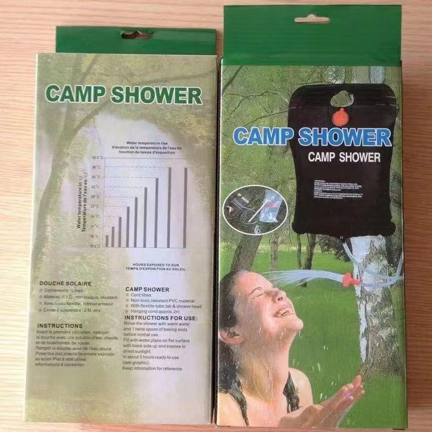 Outdoor camping bath bag 20L solar hot water bag outdoor bath shower portable shower sprinkler water storage bag