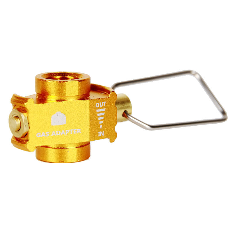 Outdoor flat gas tank adapter supplies gas tank mutual charging PP camping inflatable valve MAPP portable