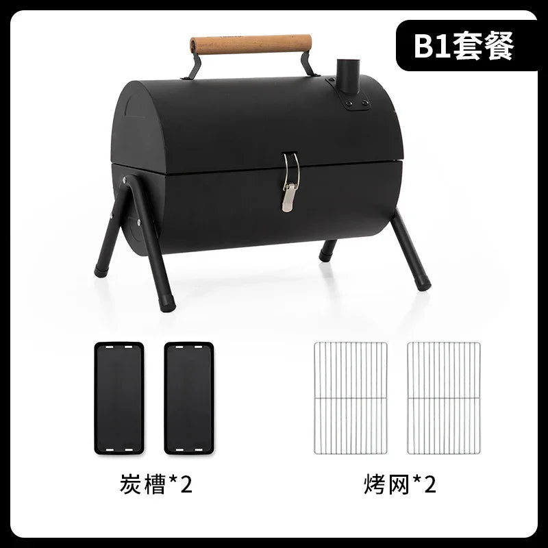Portable Dual Fuel Camping Stove, 12000 BTU Butane & Propane Gas Stove with Wind Guard & Carry Case for Outdoor Cooking, Camping, BBQ, Emergency