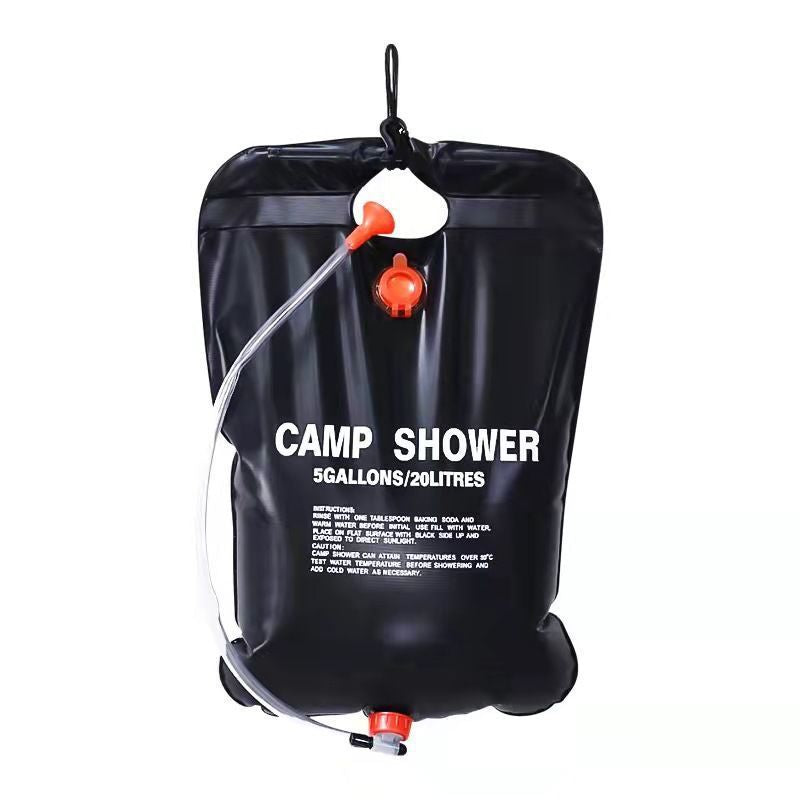 Outdoor camping bath bag 20L solar hot water bag outdoor bath shower portable shower sprinkler water storage bag