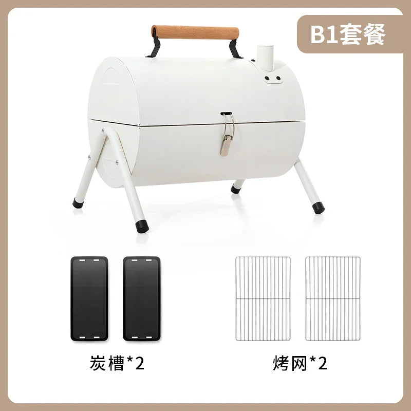 Portable Dual Fuel Camping Stove, 12000 BTU Butane & Propane Gas Stove with Wind Guard & Carry Case for Outdoor Cooking, Camping, BBQ, Emergency