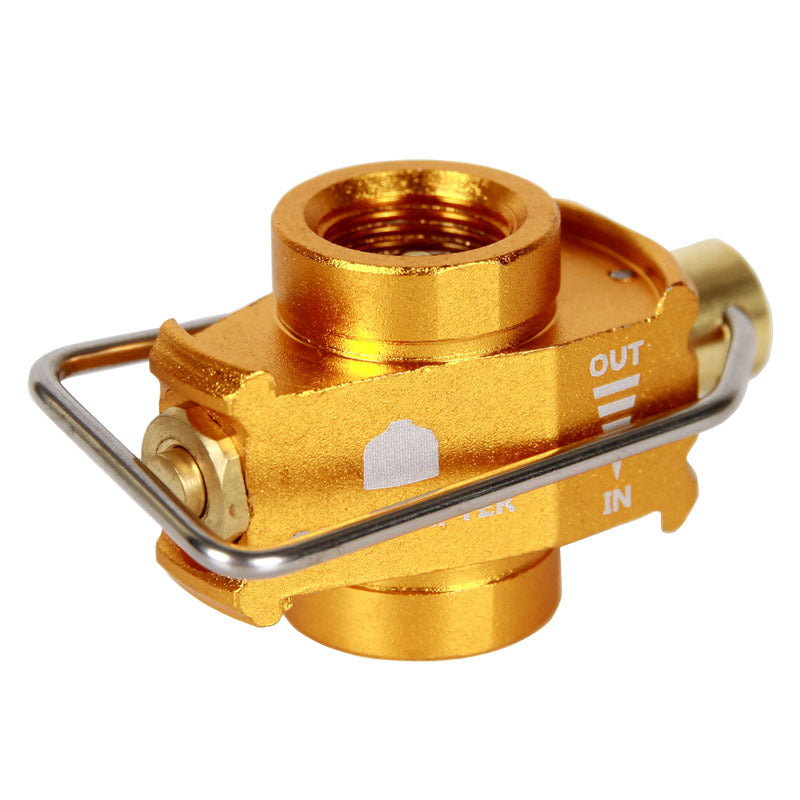 Outdoor flat gas tank adapter supplies gas tank mutual charging PP camping inflatable valve MAPP portable