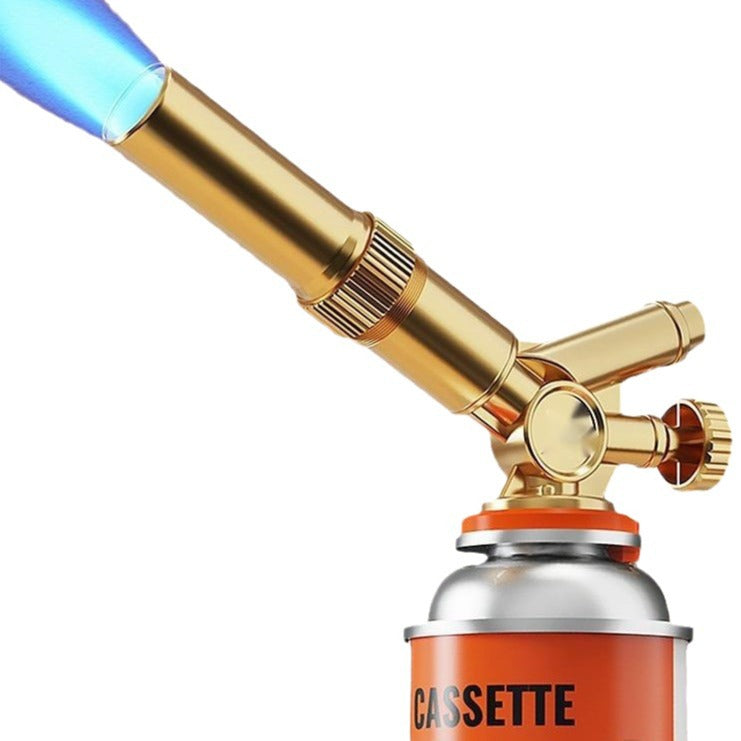 Spray gun Spitfire roasting gun Handheld flamethrower All copper cassette gas tank igniter Burnt meat flame Spray gun Household