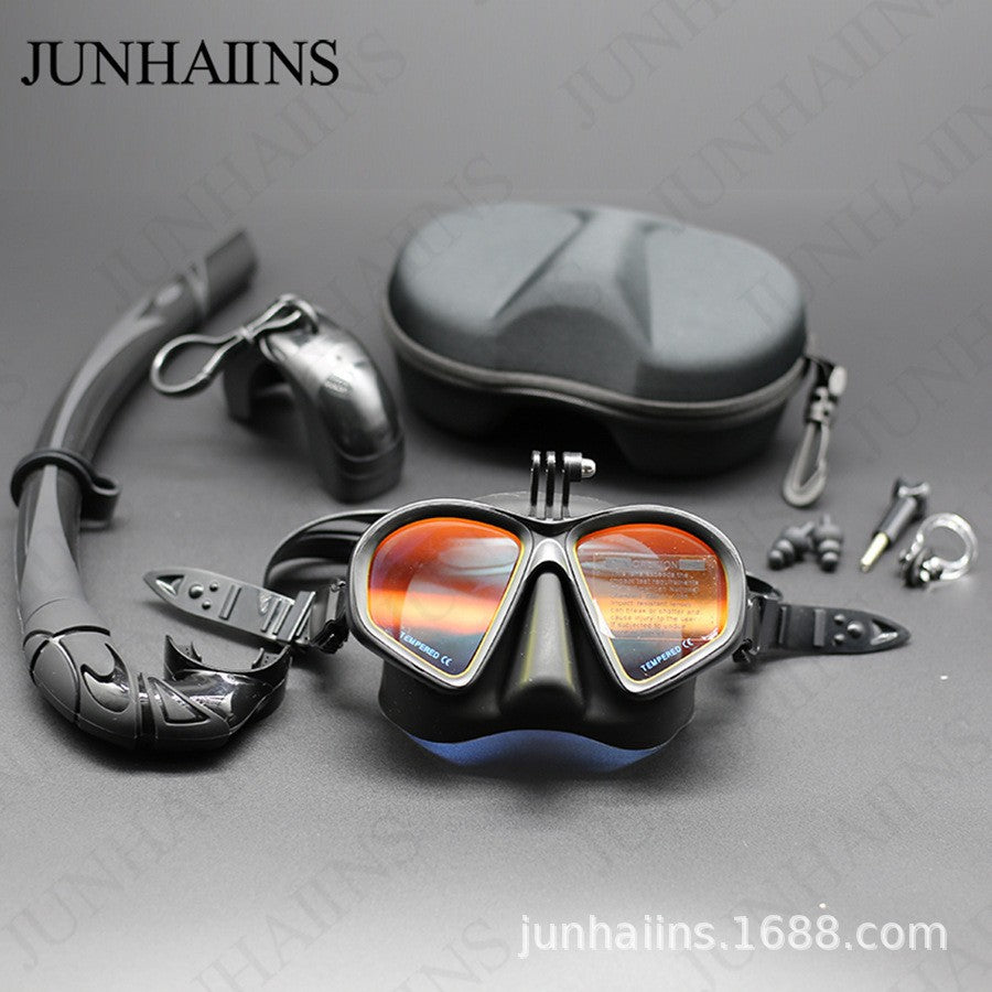 Men's and women's low-volume free diving goggles snorkeling equipment swimming goggles with myopia