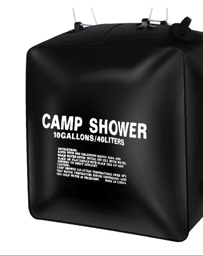 Outdoor camping bath bag 20L solar hot water bag outdoor bath shower portable shower sprinkler water storage bag